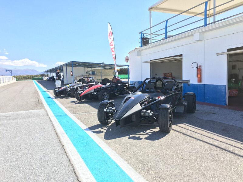 Ariel Atom on Guadix circuito