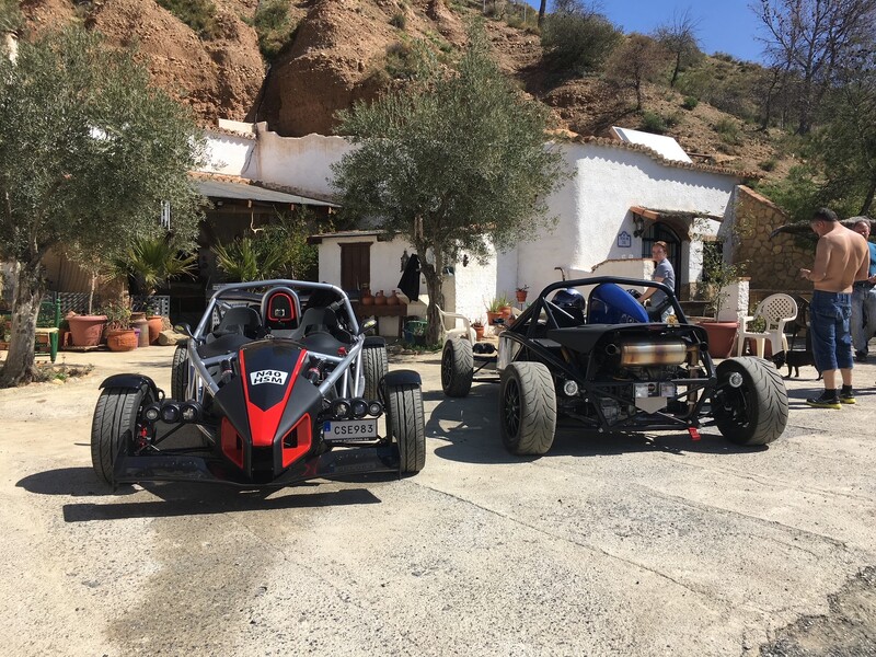 Ariel Atom on Guadix circuito